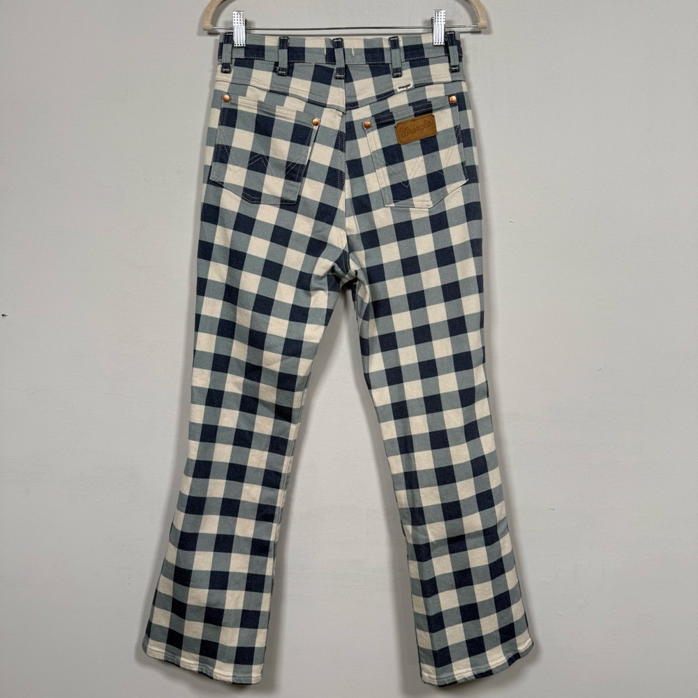 Wrangler Wrock 672 Gingham Cropped Jeans, Size 29, Great Condition! - Picture 7 of 15